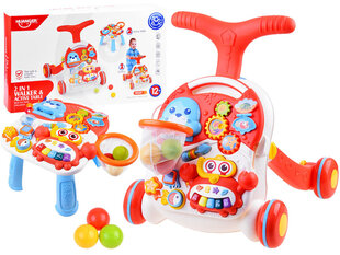 Интерактивная толкалка-стол 2 в 1 цена и информация | Игрушки для малышей | hansapost.ee