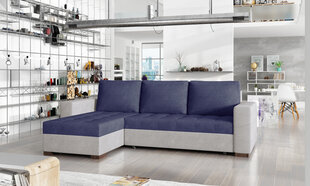 Угловой диван Newark, синий/серый цвет цена и информация | Угловые диваны | hansapost.ee