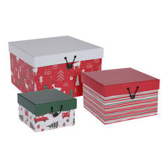 Набор рождественских подарочных коробок 3 шт. цена и информация | Подарочные упаковки | hansapost.ee