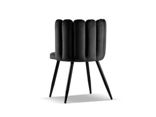 Кресло Cosmopolitan Design Evora, серый/черный цвет цена и информация | Стулья для кухни и столовой | hansapost.ee