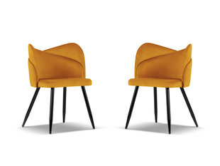Комплект из 2 стульев Cosmopolitan Design Santana, оранжевый цвет цена и информация | Стулья для кухни и столовой | hansapost.ee