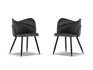 Toolide komplekt Cosmopolitan Design Santana, hall, 2 tooli hind ja info | Köögitoolid, söögitoolid | hansapost.ee