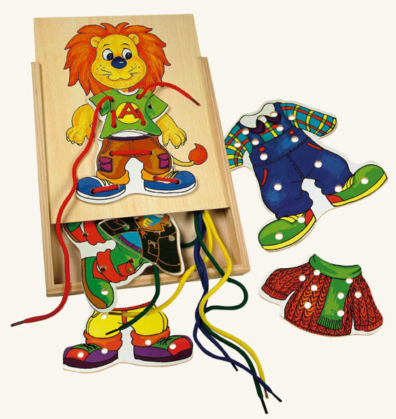 Puidust mänguasi Lõvi Bino цена и информация | Arendavad laste mänguasjad | hansapost.ee