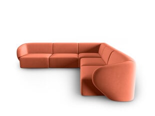 Pehme nurgadiivan Milo Casa Paolo, roosa/oranž price and information | Corner sofas and corner sofa beds | hansapost.ee