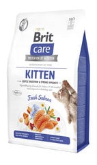 Сухой корм Brit Care для котят, с лососем, 2 кг цена и информация | Сухой корм для кошек | hansapost.ee