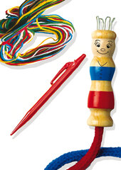 Набор для плетения шнуров SES Creative  цена и информация | Развивающие игрушки для детей | hansapost.ee