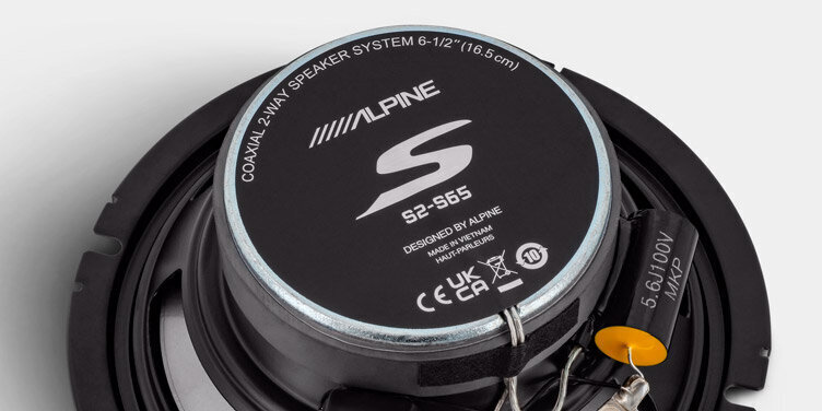 Alpine S2-S65, must цена и информация | Autokõlarid | hansapost.ee