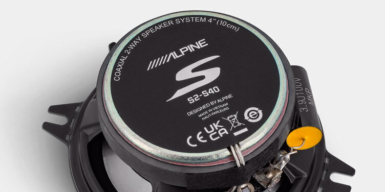 Alpine S2-S40, must цена и информация | Autokõlarid | hansapost.ee