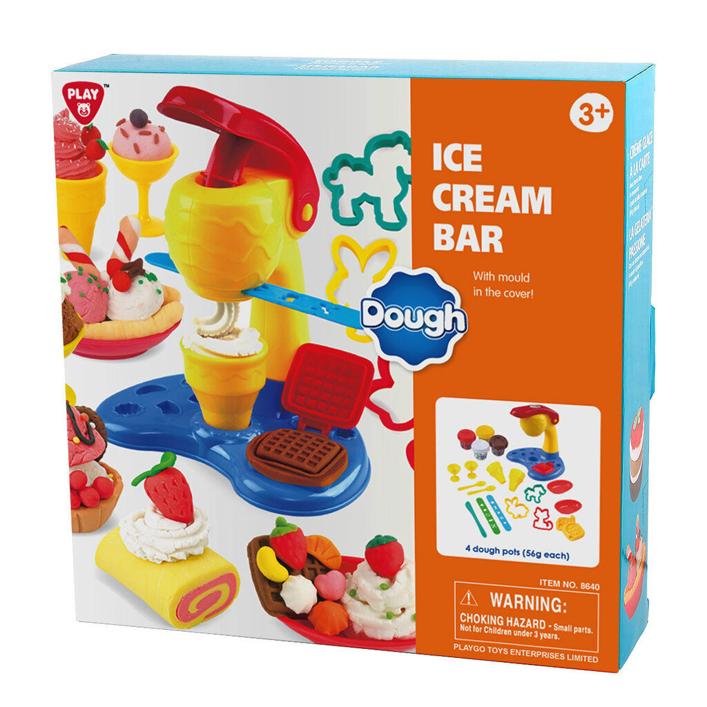 PLAYGO DOUGH jäätisebaar, 8640 hind ja info | Arendavad laste mänguasjad | hansapost.ee