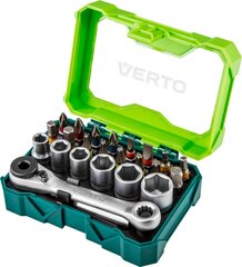 Verto 66H624 screwdriver bit 24 pc(s) цена и информация | Механические инструменты | hansapost.ee