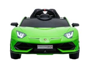 Электрический спортивный автомобиль Lamborghini Aventador, зеленый цена и информация | Электромобили для детей | hansapost.ee