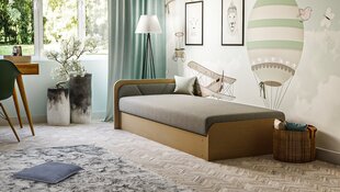Левая односпальная кровать Parys, серый цвет цена и информация | Кровати | hansapost.ee