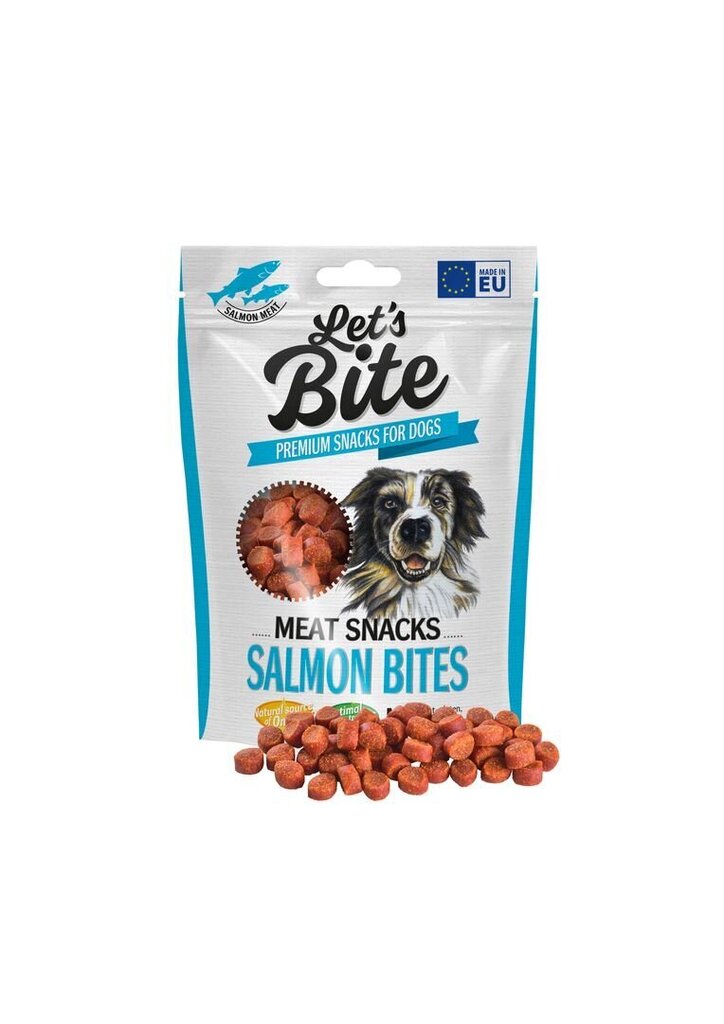 Let's Bite Salmon Bites närimismaius koertele 150g hind ja info | Koerte kuivtoit ja krõbinad | hansapost.ee