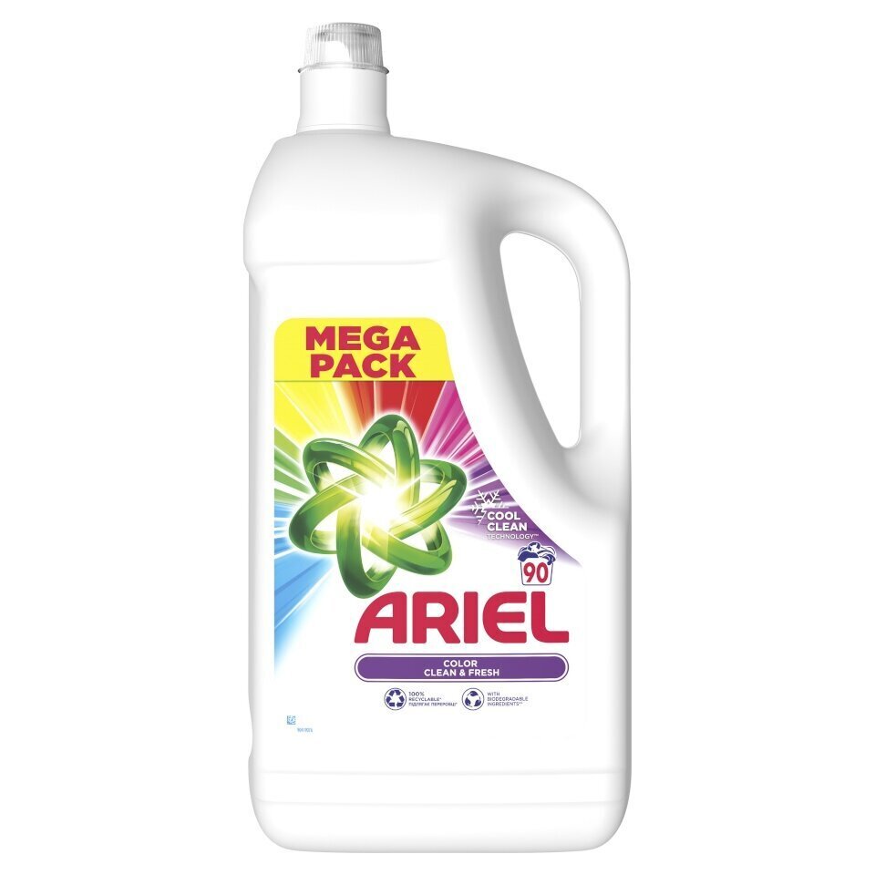 Ariel Colour Pesugeel, 90 Pesukorda, 4.5L hind ja info | Pesuvahendid | hansapost.ee