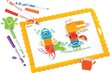 Joonistuskomplekt magnetplaadiga Maped Creativ Artist Board Monsters цена и информация | Arendavad laste mänguasjad | hansapost.ee