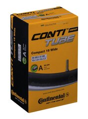 Sisekumm Continental Compact wide A34, 16" hind ja info | Jalgratta sisekummid ja rehvid | hansapost.ee