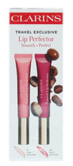 Komplekt Clarins Lip Perfector: huulepalsam 2 x 12 ml цена и информация | Помады, бальзамы, блеск для губ | hansapost.ee