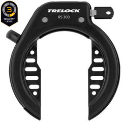 Jalgrattalukk Trelock RS 300 AZ Flex Mount, 61 mm, must hind ja info | Rattalukud | hansapost.ee