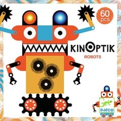 Kinoptik - Robotid - 60 tk, Djeco DJ05611 hind ja info | Arendavad laste mänguasjad | hansapost.ee