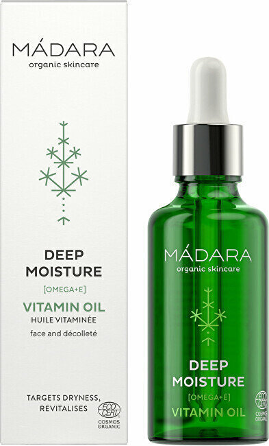 Madara Deep Moisture Vitamin Oil näo- ja kehaõli, 50 ml hind ja info | Kehakreemid, kehaõlid ja losjoonid | hansapost.ee