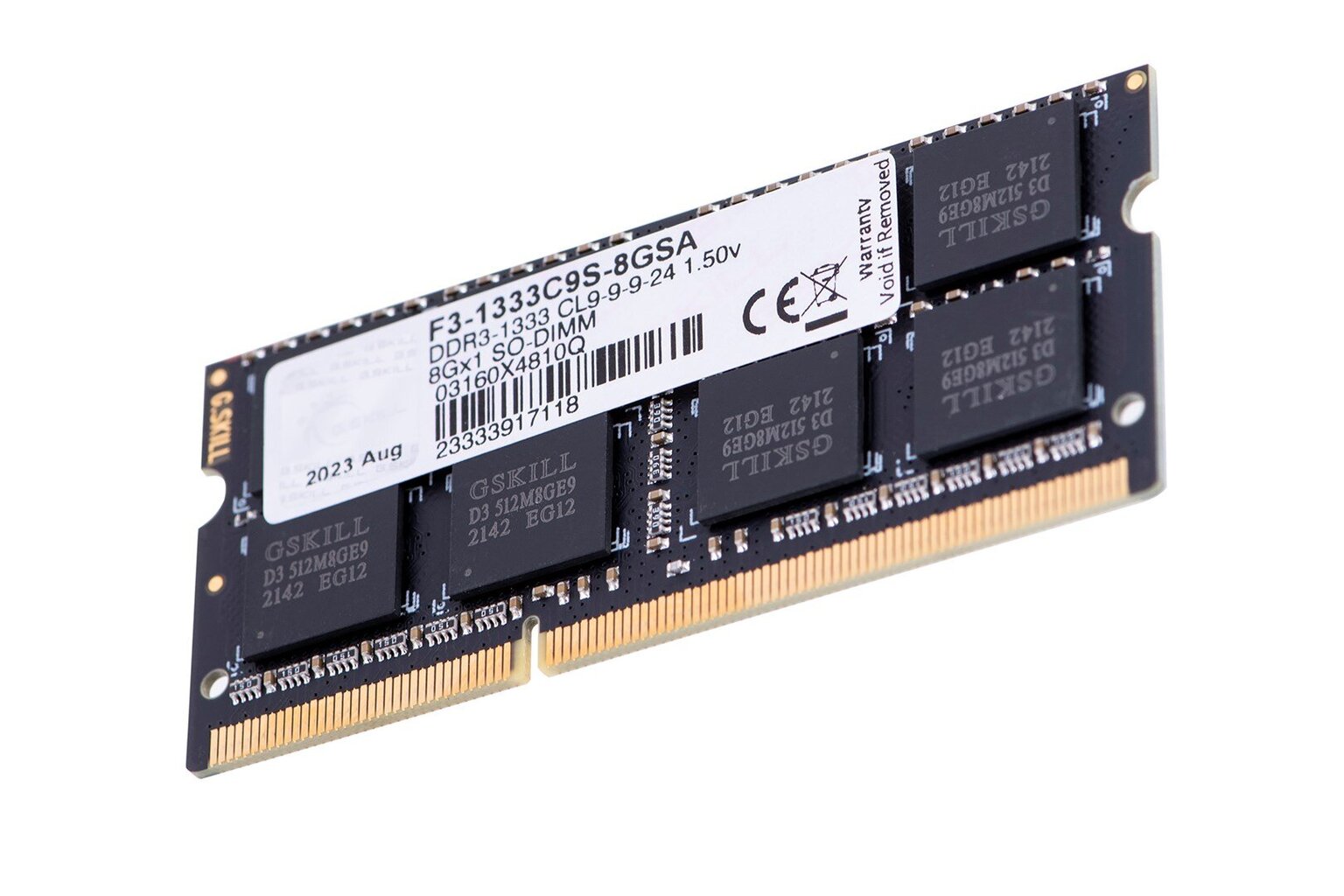 G.Skill 8GB DDR3 DIMM hind ja info | Operatiivmälu | hansapost.ee