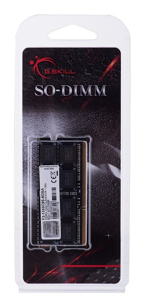 G.Skill 8GB DDR3 DIMM hind ja info | Operatiivmälu | hansapost.ee