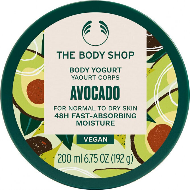 Kehakreem The Body Shop Avocado 200 ml цена и информация | Kehakreemid, kehaõlid ja losjoonid | hansapost.ee