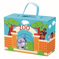 Puidust loomaaialoomad kohvris Bino, 13-osaline hind ja info | Bino Laste mänguasjad alates 3.a | hansapost.ee