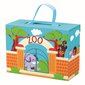 Puidust loomaaialoomad kohvris Bino, 13-osaline цена и информация | Arendavad laste mänguasjad | hansapost.ee