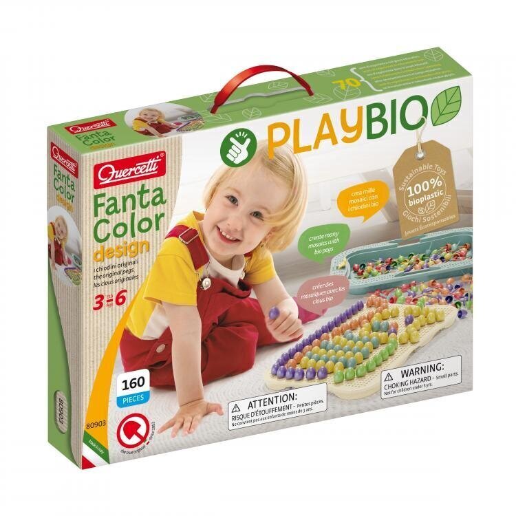Mosaiik Quercetti FantaColor Play Bio 80903, 160 osaline hind ja info | Arendavad laste mänguasjad | hansapost.ee