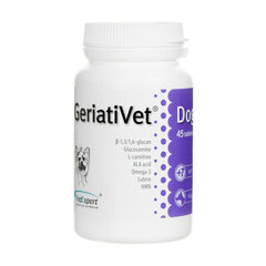 Пищевая добавка для пожилых собак мелких пород VetExpert GeriatiVet, 350 мг, 45 табл. цена и информация | Витамины, добавки, средства от паразитов для собак | hansapost.ee
