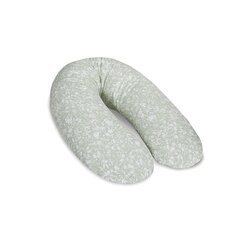 Подушка для кормления CebaBaby multi, цветы зеленоватые, W-741-000-742 цена и информация | Подушки для кормления | hansapost.ee