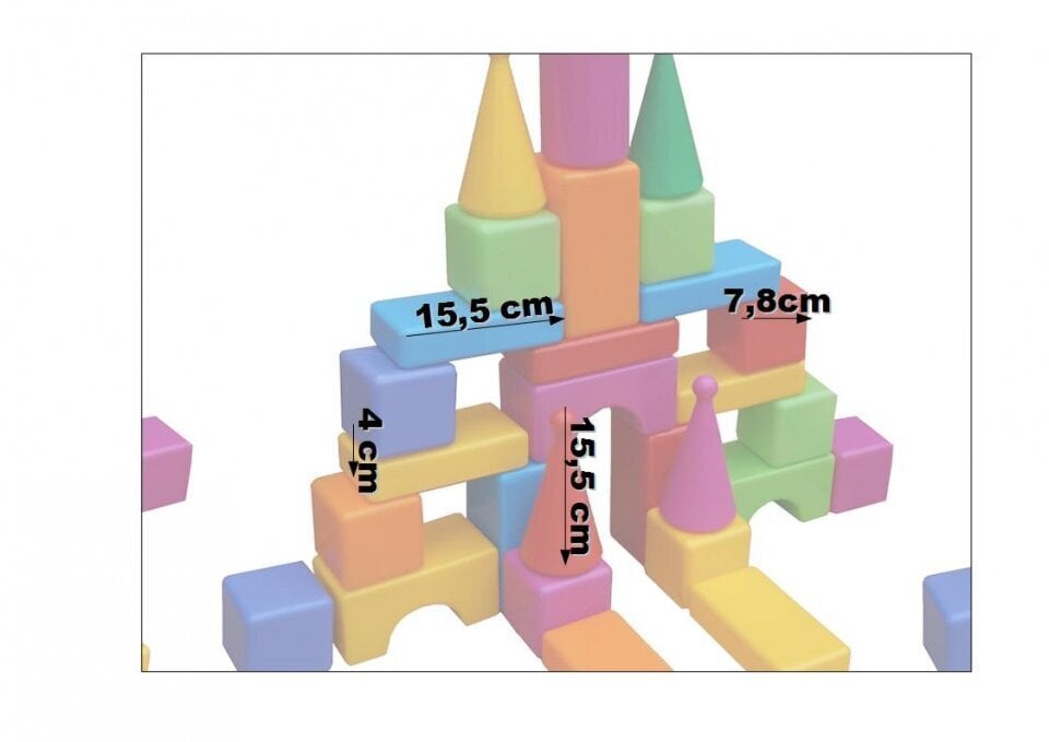 Laste kuubikud, 18 osa (8096) 5098 hind ja info | Beebide mänguasjad | hansapost.ee