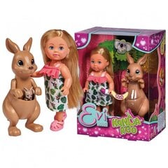 Кукла SIMBA Evi с кенгуру и малышом цена и информация | Игрушки для девочек | hansapost.ee