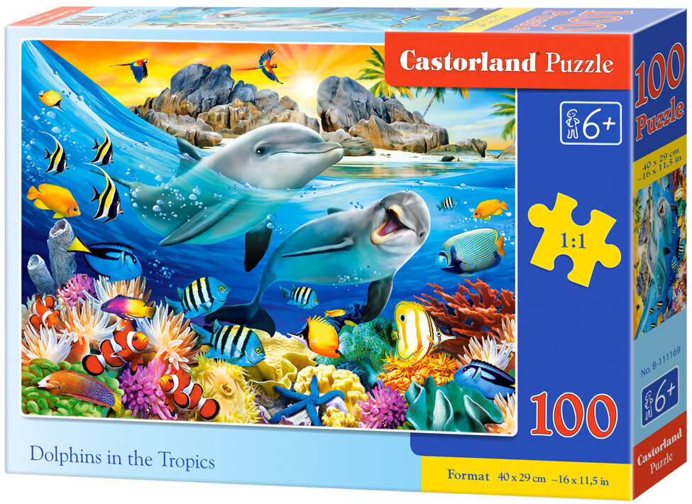 Delfiinid *100* цена и информация | Pusled lastele ja täiskasvanutele | hansapost.ee