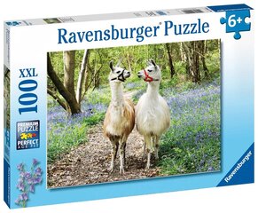 Ravensburgeri pusle Llama Love 100tk 12941 hind ja info | Pusled lastele ja täiskasvanutele | hansapost.ee