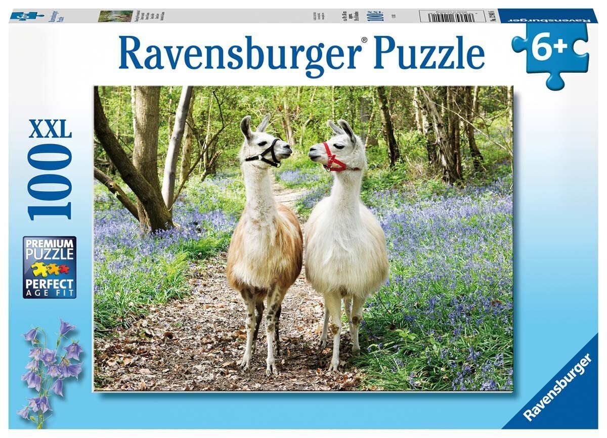 Ravensburgeri pusle Llama Love 100tk 12941 hind ja info | Pusled lastele ja täiskasvanutele | hansapost.ee