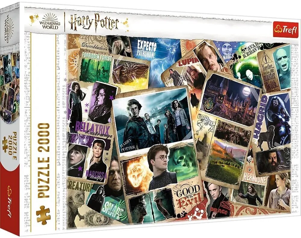 Pusle 2000 elementi, Harry Potter Heroes hind ja info | Pusled lastele ja täiskasvanutele | hansapost.ee