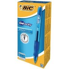 BIC gel pen Gel-ocity BX12 blue 12 pcs, 600666 цена и информация | Kirjutusvahendid | hansapost.ee