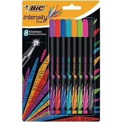 Набор ручек Bic FineLiners Intensity Fine, 0,4 мм, набор из 8 цветов 449268 цена и информация | Письменные принадлежности | hansapost.ee