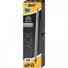 Pliiatsid Bic Evolution Black Eco HB, 12 tk hind ja info | Kirjutusvahendid | hansapost.ee