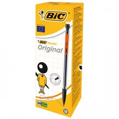 BIC Mechanical pencils ORIGINAL 0.7 mm, HB, Pouch 12 pcs 8209591 hind ja info | Kirjutusvahendid | hansapost.ee