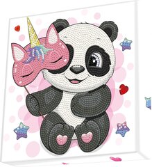 Алмазная мозаика Panda Corn, 22X22 см цена и информация | Алмазная мозаика | hansapost.ee