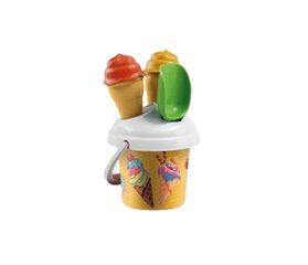 Ведро с формочками для мороженого 13 см. цена и информация | Игрушки (пляж, вода, песок) | hansapost.ee