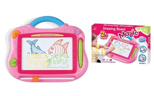 Magnetiline joonistustahvel, 1501K247, roosa цена и информация | Развивающие игрушки для детей | hansapost.ee