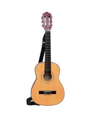Классическая деревянная гитара с ремешком Bontempi, 21 7530 цена и информация | Развивающие игрушки для детей | hansapost.ee