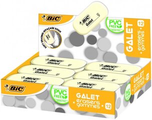 Kustutuskumm BIC Eraser GALET, 12 tk, 388512 hind ja info | Bic Koolitarvikud | hansapost.ee