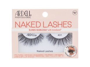 Kunstripsmed Ardell Naked Lashes, 431, must hind ja info | Kunstripsmed, ripsmeliim ja ripsmekoolutajad | hansapost.ee