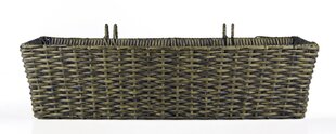 Балконный вазон Rattan, 62x21x24 см цена и информация | Ящики для рассады | hansapost.ee