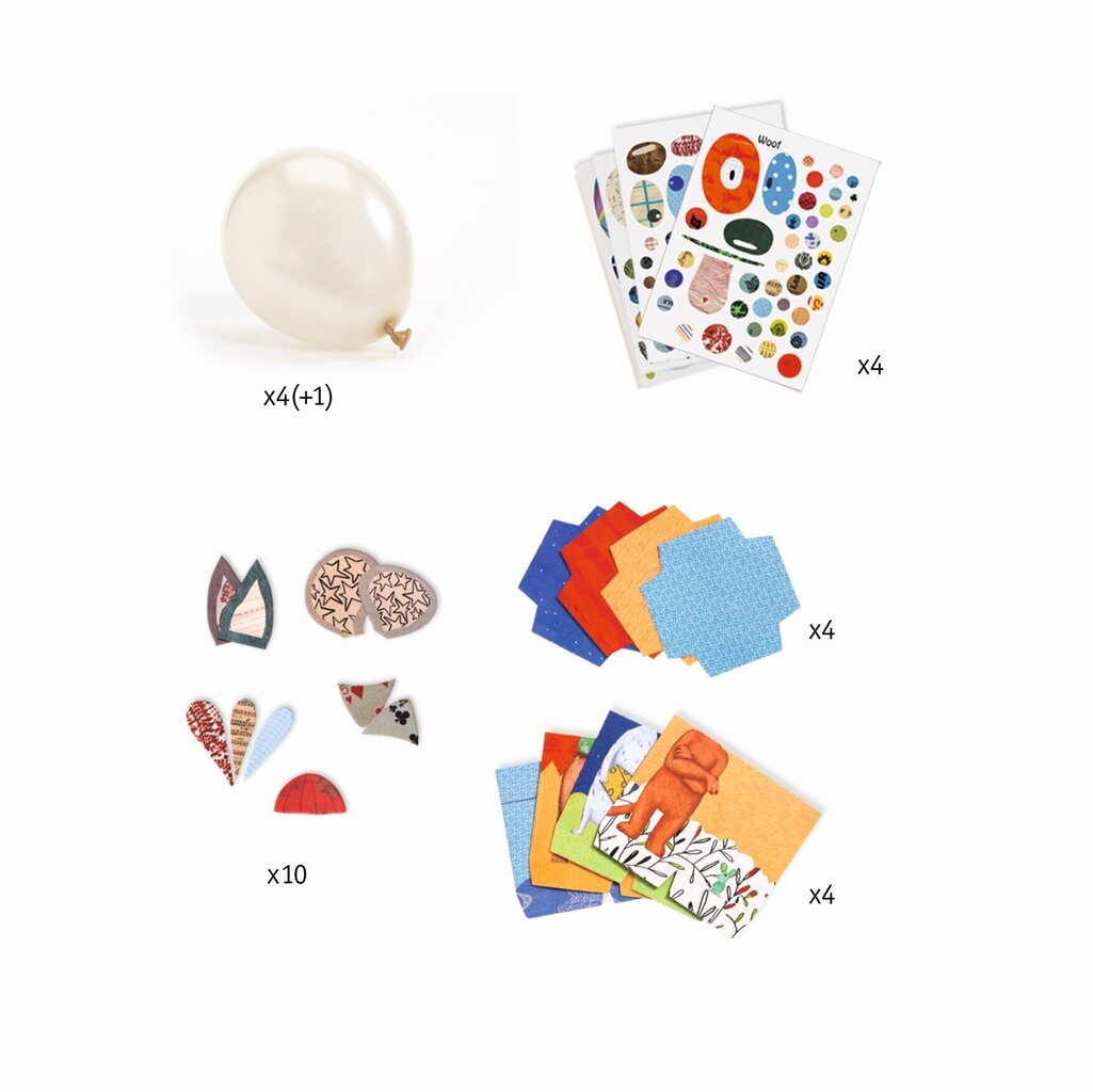 DIY - Tee ise - Õhupallid - Loomaõhupallid, Djeco DJ07910 hind ja info | Arendavad laste mänguasjad | hansapost.ee